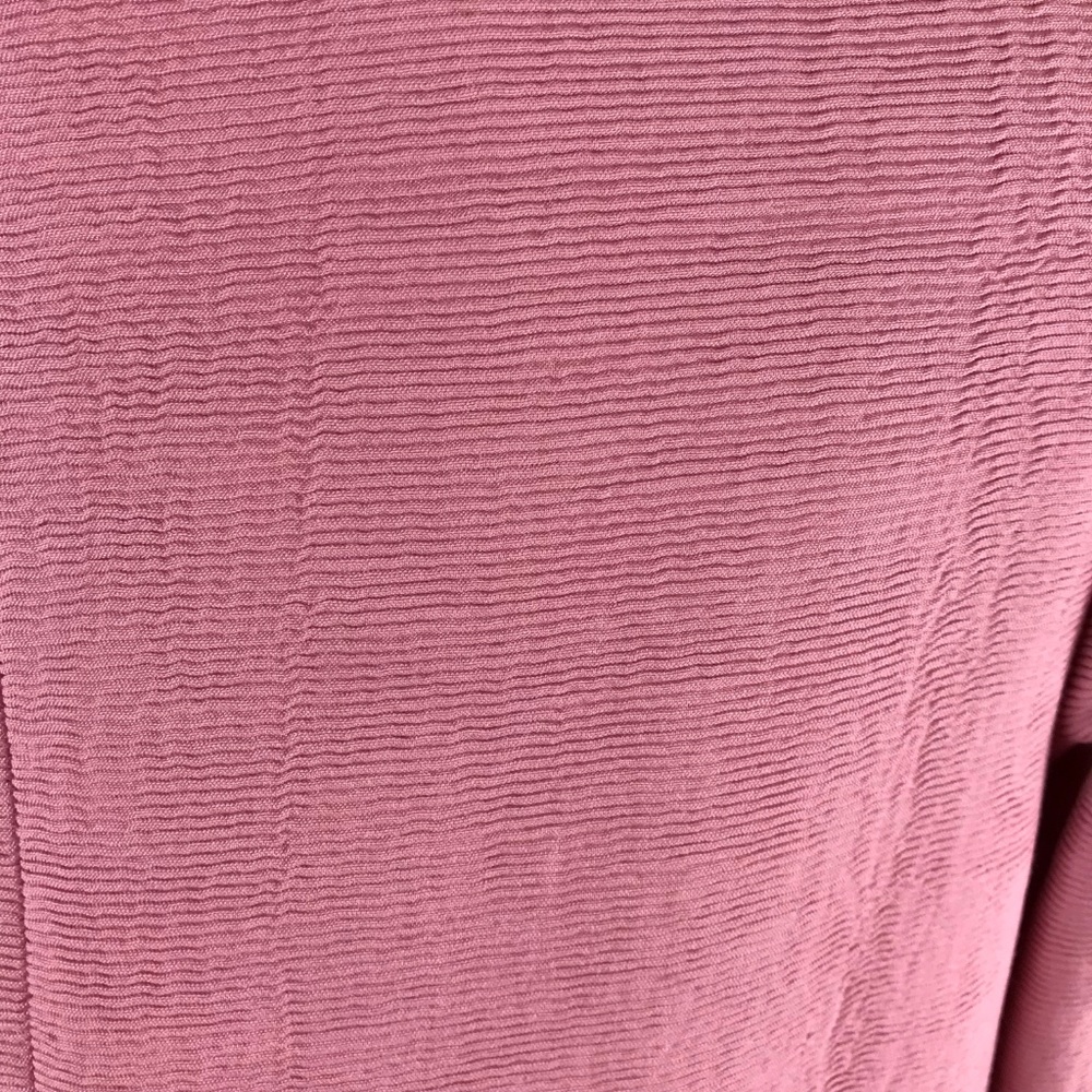 Zara Basic Textured Weave Coat Jacket Pink Size XS - Picture 7 of 7